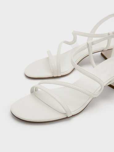 Sandal Slingback Wavy Arden, Chalk, hi-res