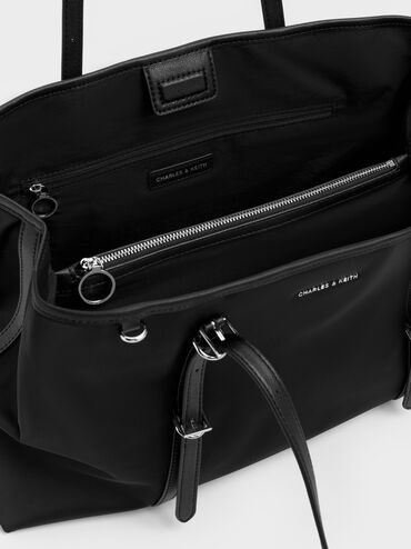 Tas Tote Levy Nilon, Noir, hi-res