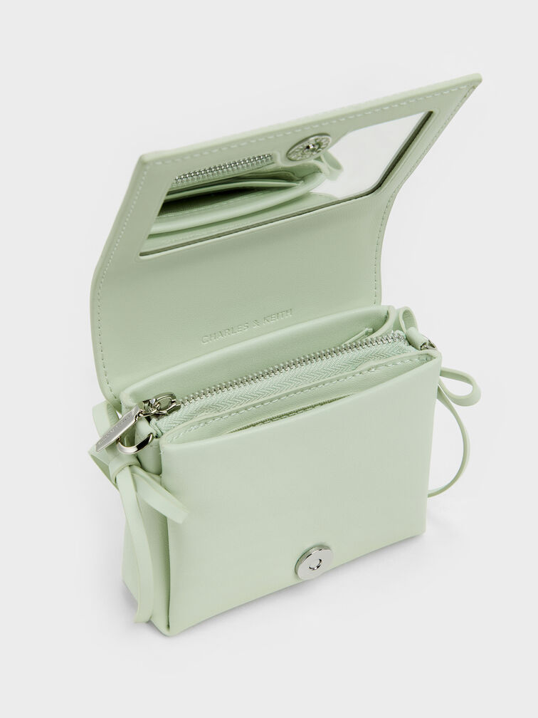 Dompet Kecil Bow Hazel, Mint Green, hi-res
