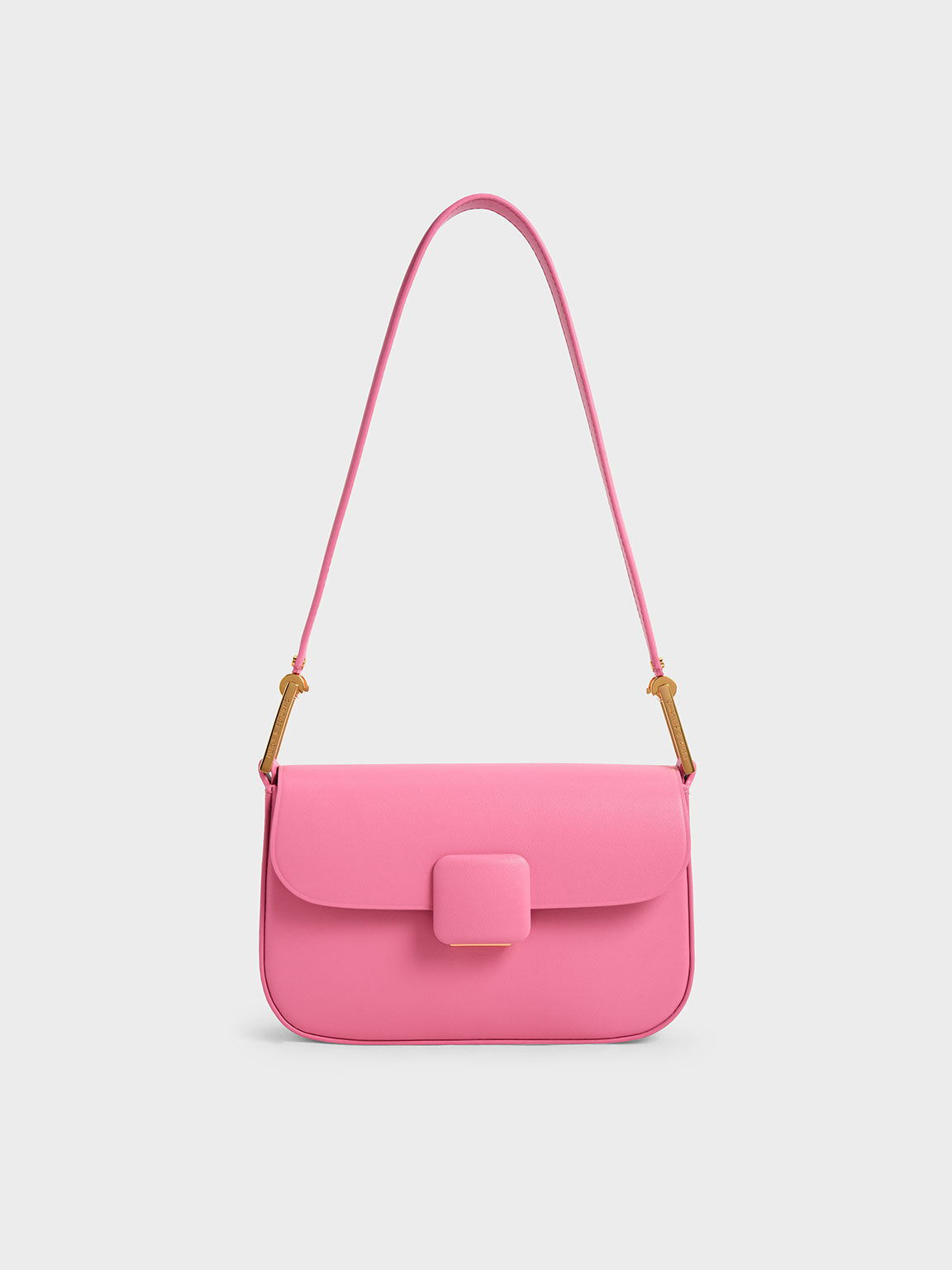 Pink over on sale shoulder bag