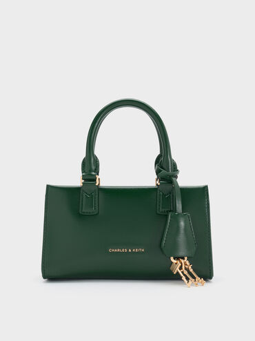 Mini Kerry Top Handle Bag, Dark Green, hi-res