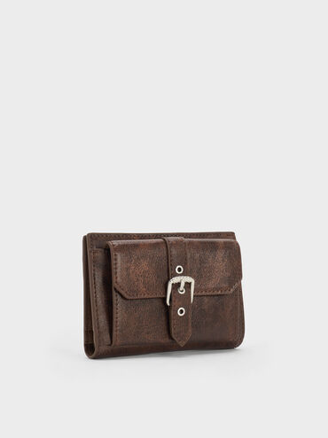 Dompet Grommet-Belt Blaise, Distressed Coffee, hi-res