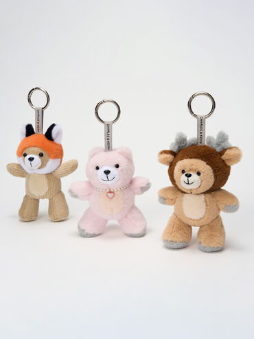 Gantungan Tas Foxy Bear Dodie, Multi, hi-res