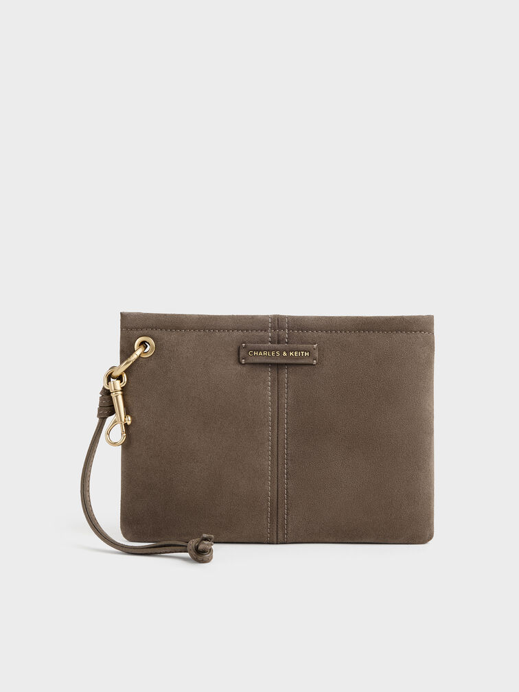 Tas Pouch Top-Zip Noane, Stone Grey, hi-res