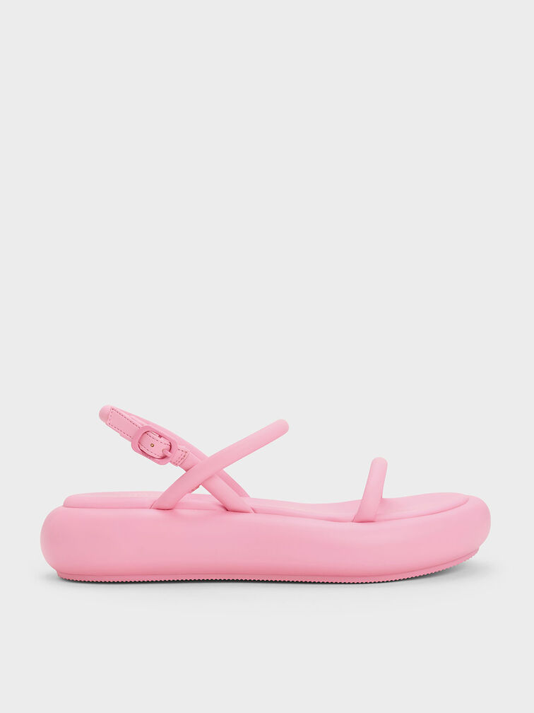 Sandal Padded Flatform Keiko, Pink, hi-res