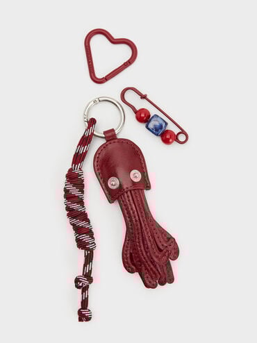 Delfina Octopus Charm, Tomato Red, hi-res