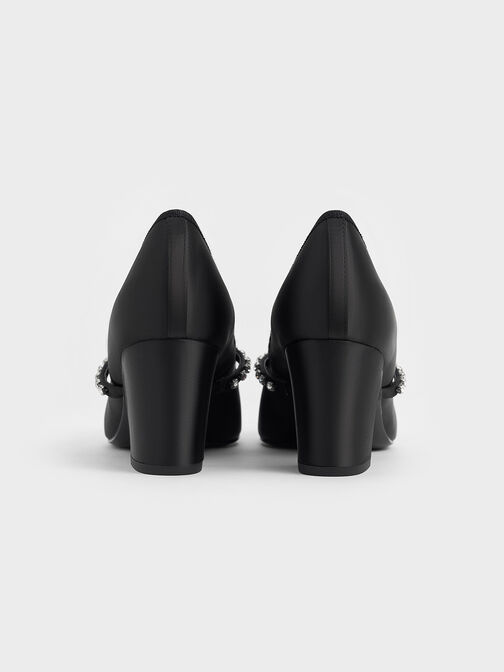 CC 2026 Embroidered Pump Mary Jane Sheepskin