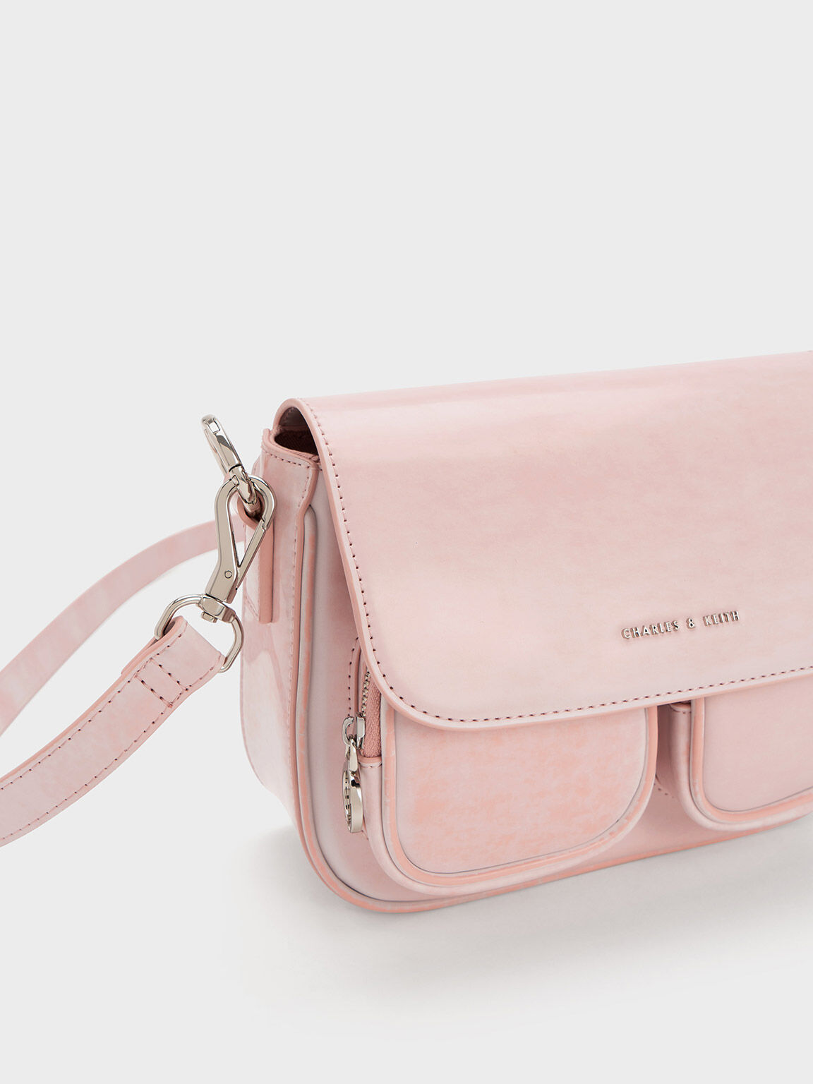 Charles and keith deals front flap crossbody bag