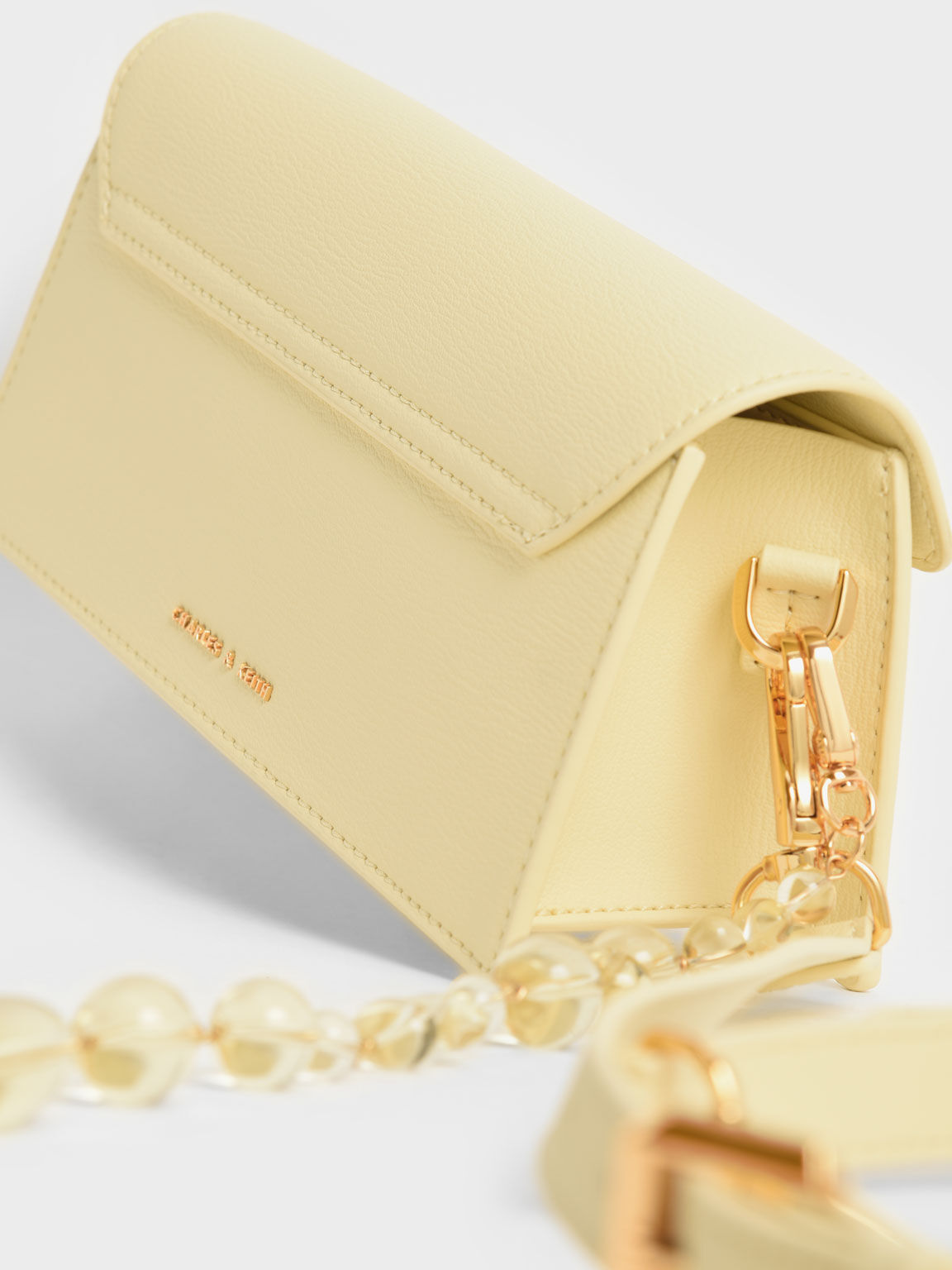 Mini Sabrina Envelope Shoulder Bag, Butter, hi-res