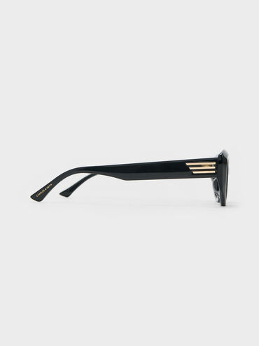 Birdie Recycled Acetate Sunglasses, Noir, hi-res