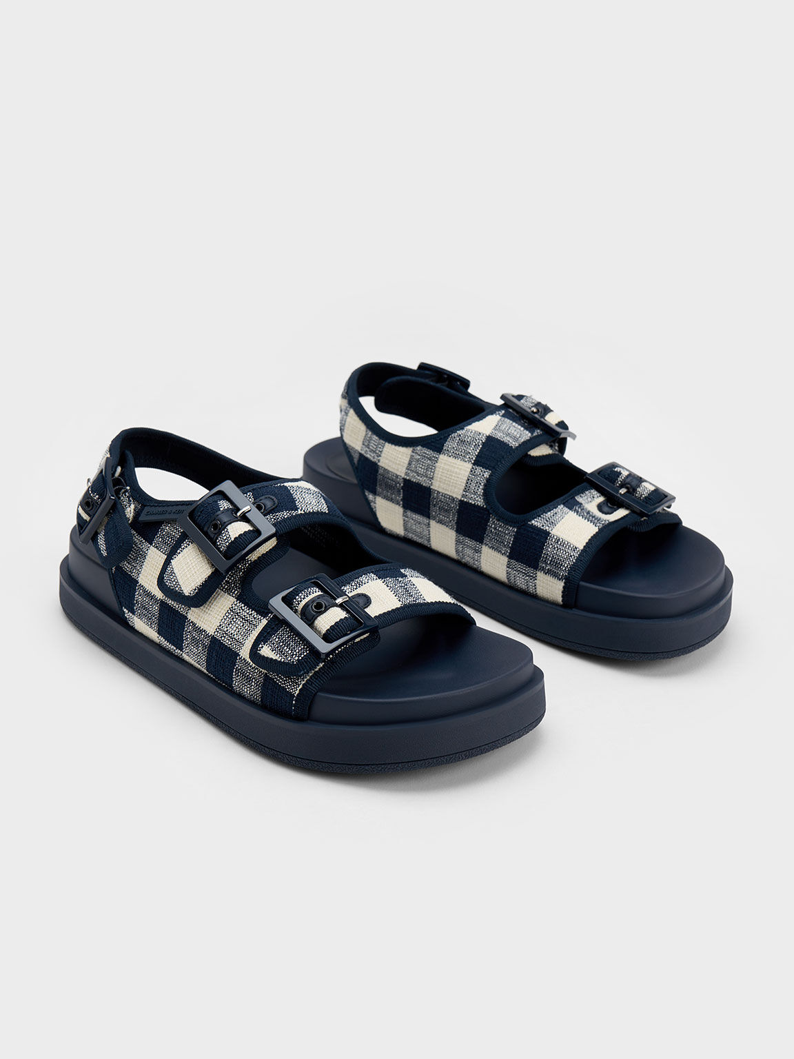 Plaid sandals sales