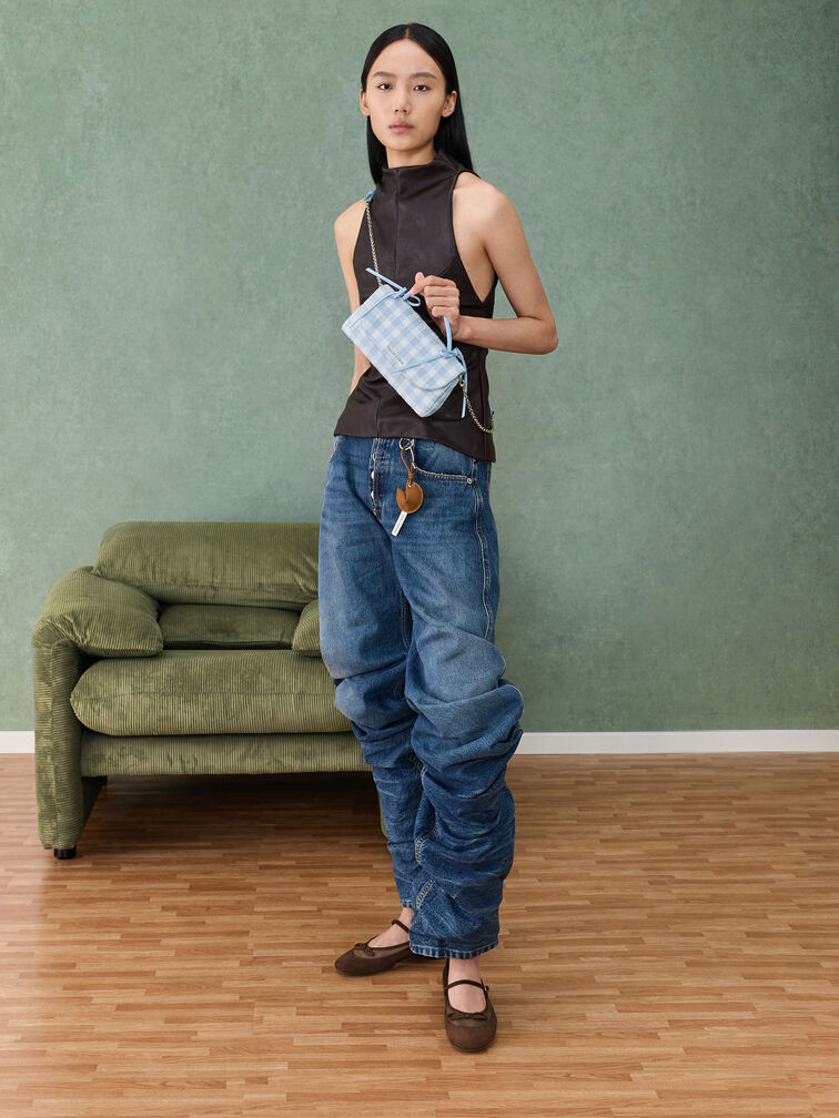 Fortune Cookie Charm, Brown, hi-res