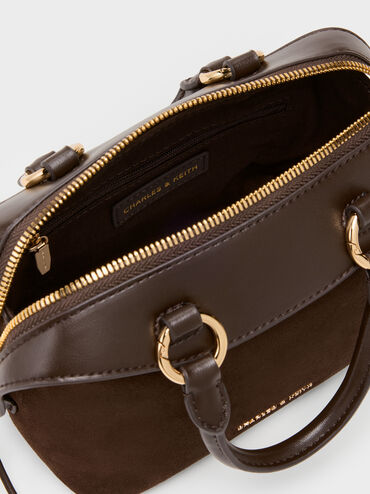 Tas Bowling Braided-Charm Haylen, Espresso Brown, hi-res