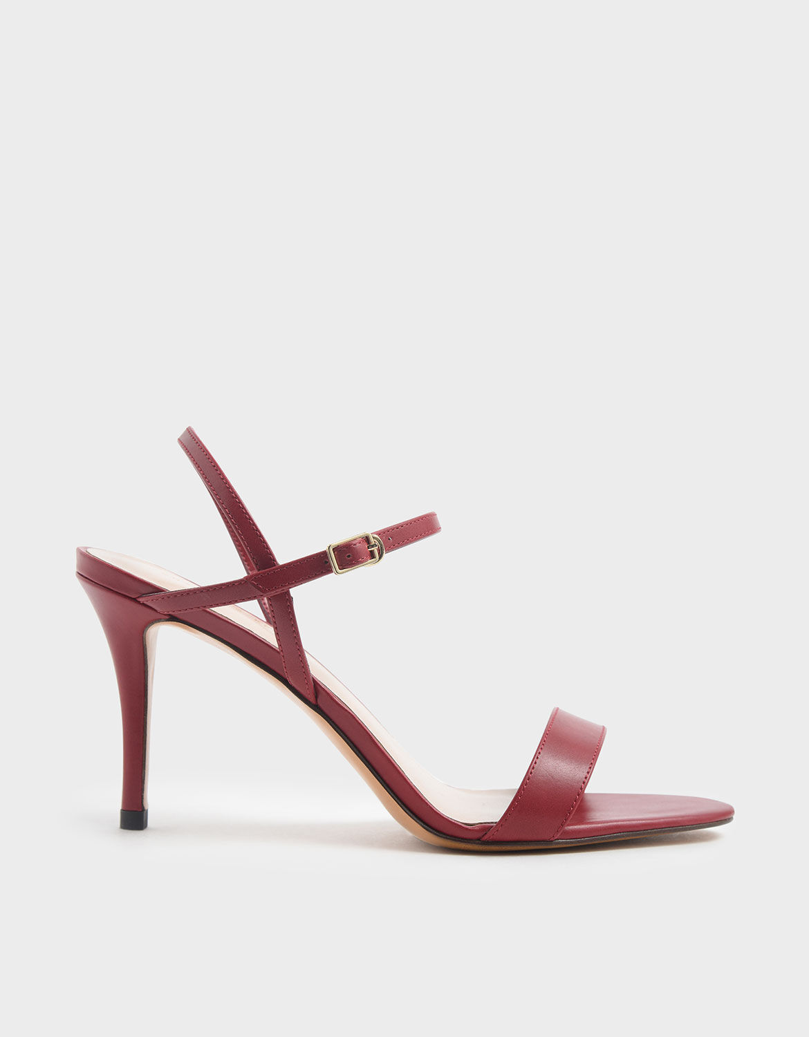 Red Classic Stiletto Heel Sandals 
