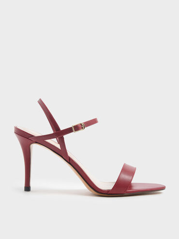Sandal Classic Stiletto Heel, Red, hi-res