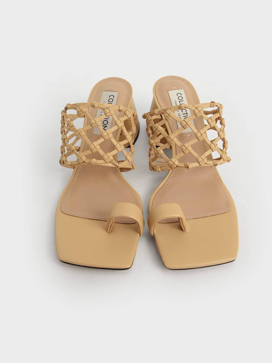 Limited Edition: Woven Toe Ring Sandals, Sand, hi-res
