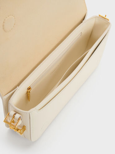 Henrietta Shoulder Bag, Cream, hi-res