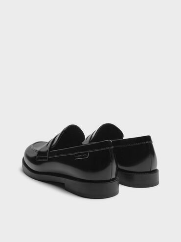 Sepatu Loafers Penny Arven, Black Box, hi-res