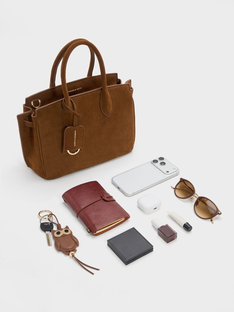 Tas Tote Ginevra, Pecan Brown, hi-res
