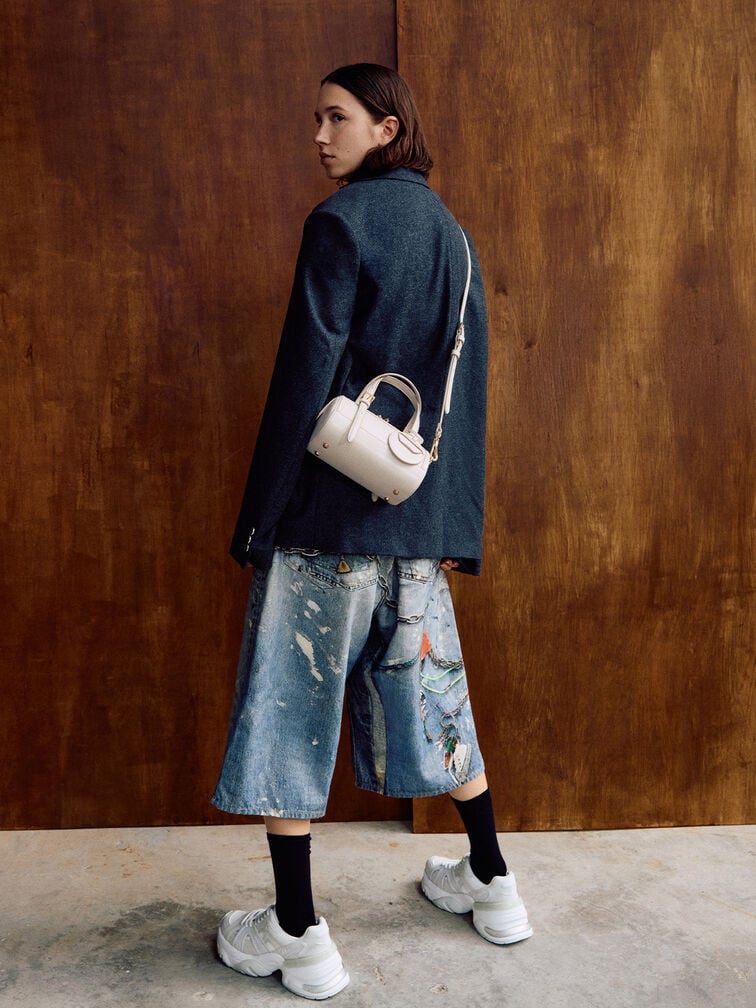 Tas Bowling Enola, Cream, hi-res