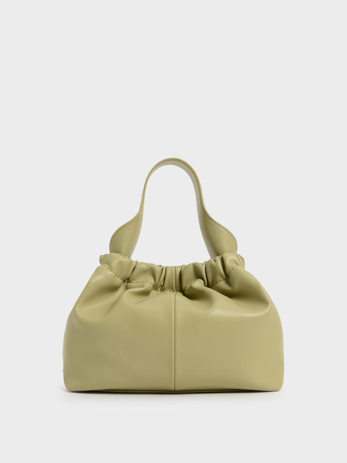 Tas Bucket Ruched Slouchy, Taupe, hi-res