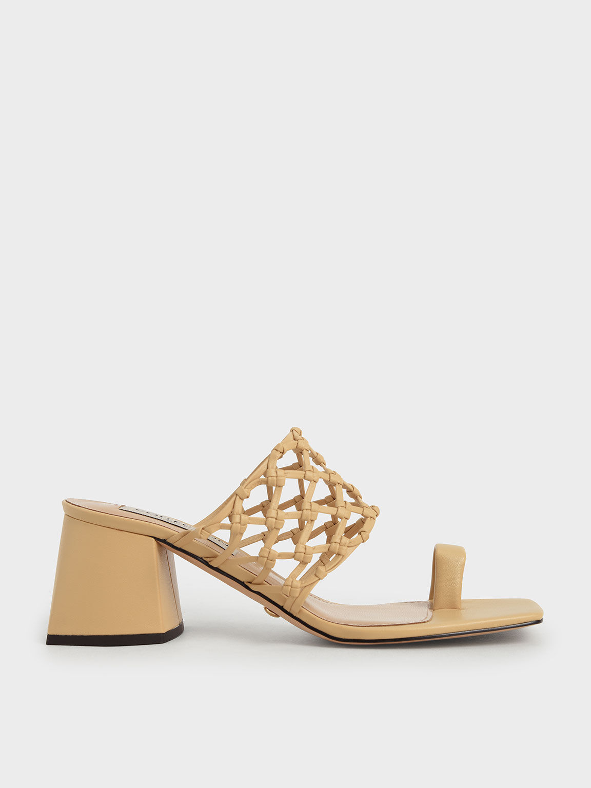 Limited Edition: Woven Toe Ring Sandals, Sand, hi-res