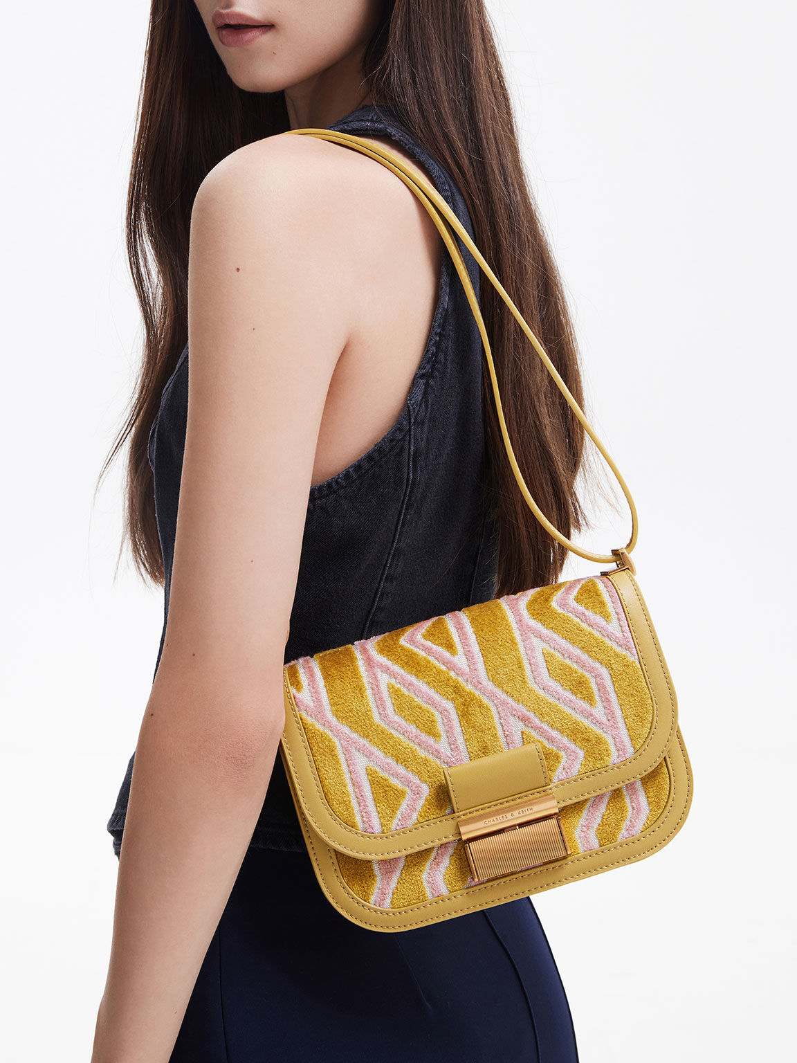 Charles and keith mini top city bag