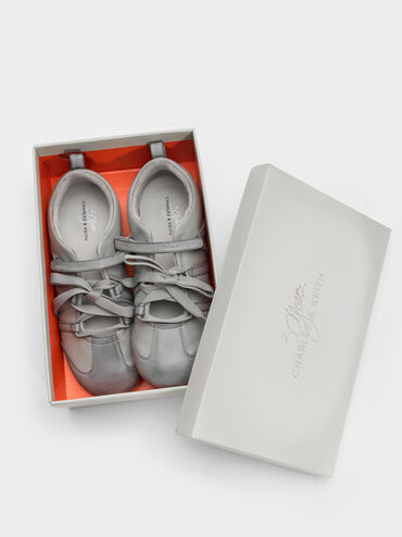 Sepatu Sneakers Mary Jane Silko Burnished, Light Grey, hi-res