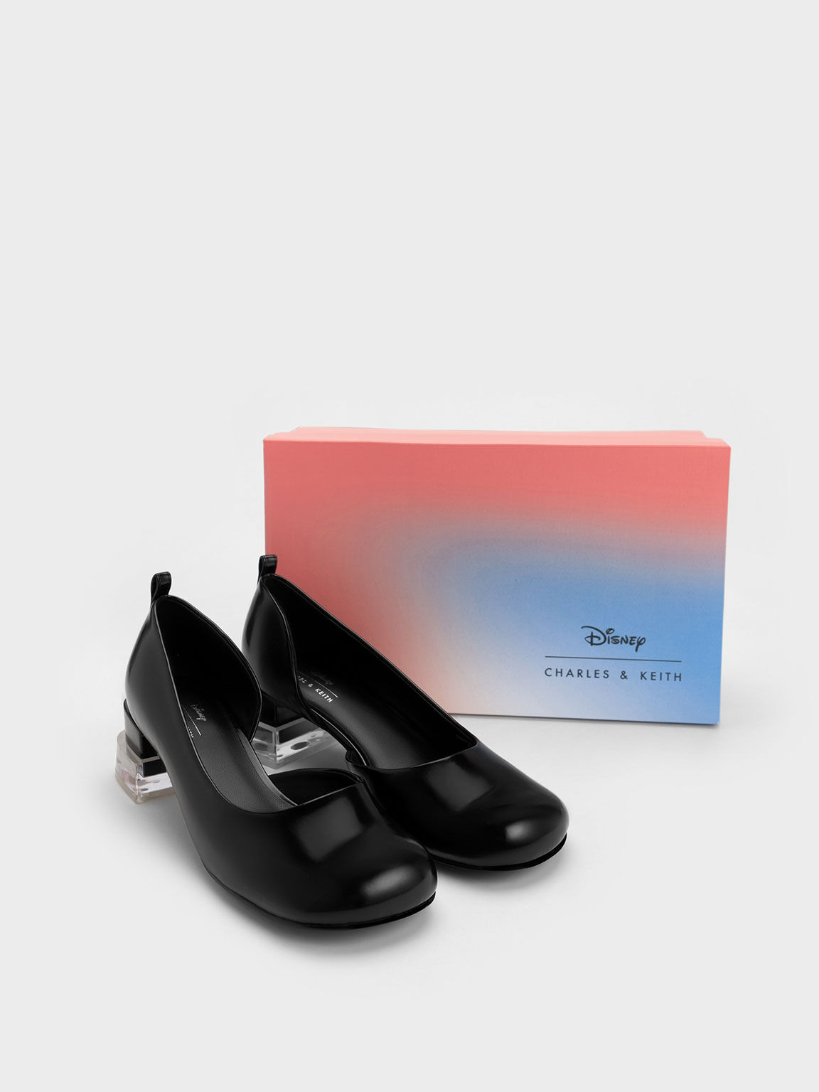 Sepatu Pumps Judy Hopps Chain-Strap D'Orsay, Black Boxed, hi-res