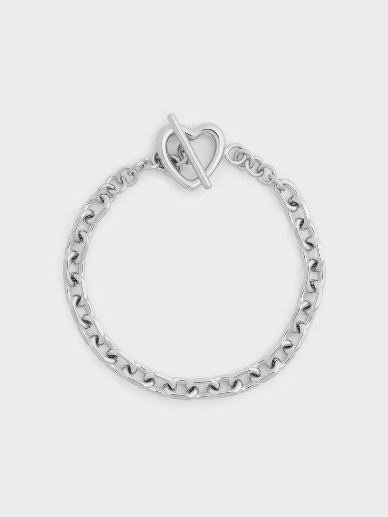 Gelang Heart Annalise, Silver, hi-res