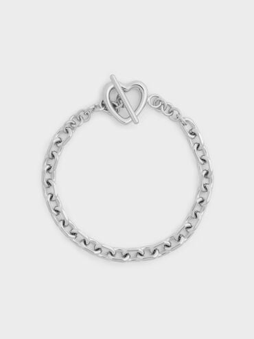 Gelang Heart Annalise, Silver, hi-res