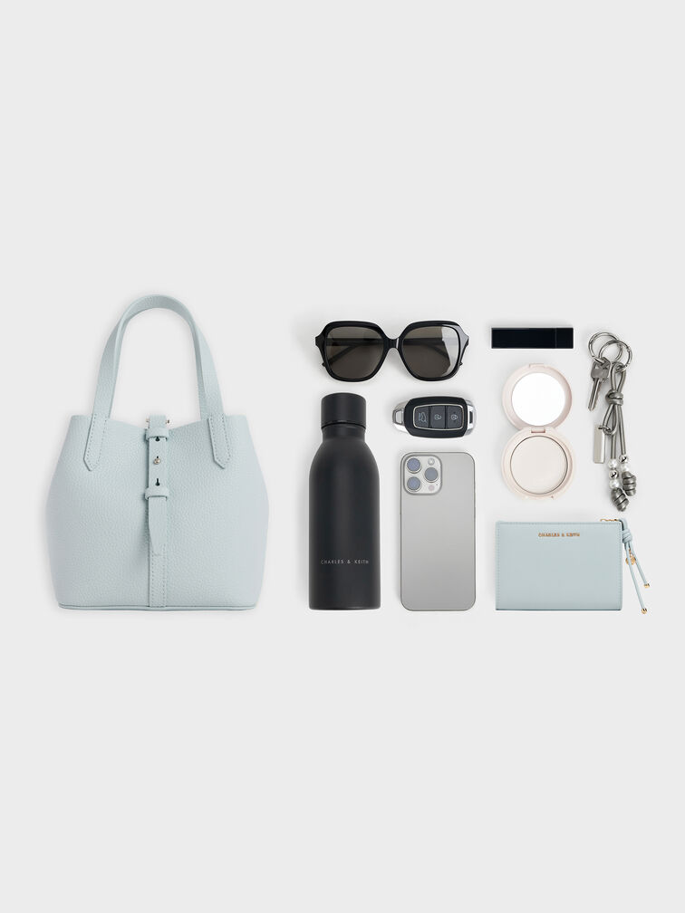 Tas Bucket Belted Beryl, Sea Salt Blue, hi-res