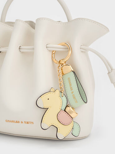 Gantungan Tas Horse Ingot Gold, Multi, hi-res