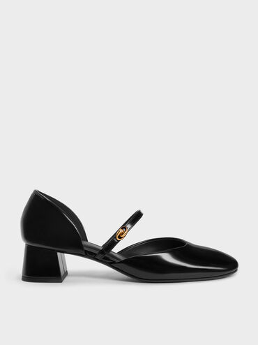 Mary Jane D'Orsay Pumps, Black Box, hi-res