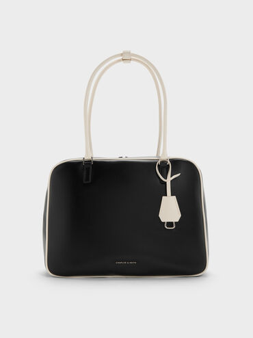 Large Sianna Two-Tone Bowling Bag, Multi, hi-res