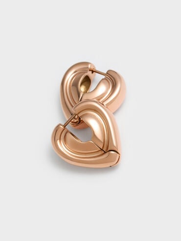 Anting Huggie Annalise, Rose Gold, hi-res