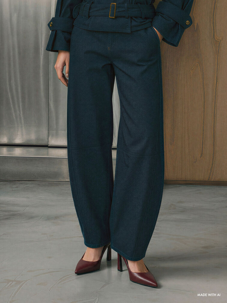 Kerra Pointed High Heels, Burgundy, hi-res