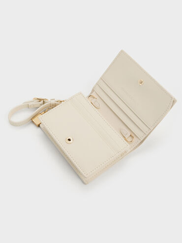 Dompet Kecil Scottie Recycled Leather, Cream, hi-res