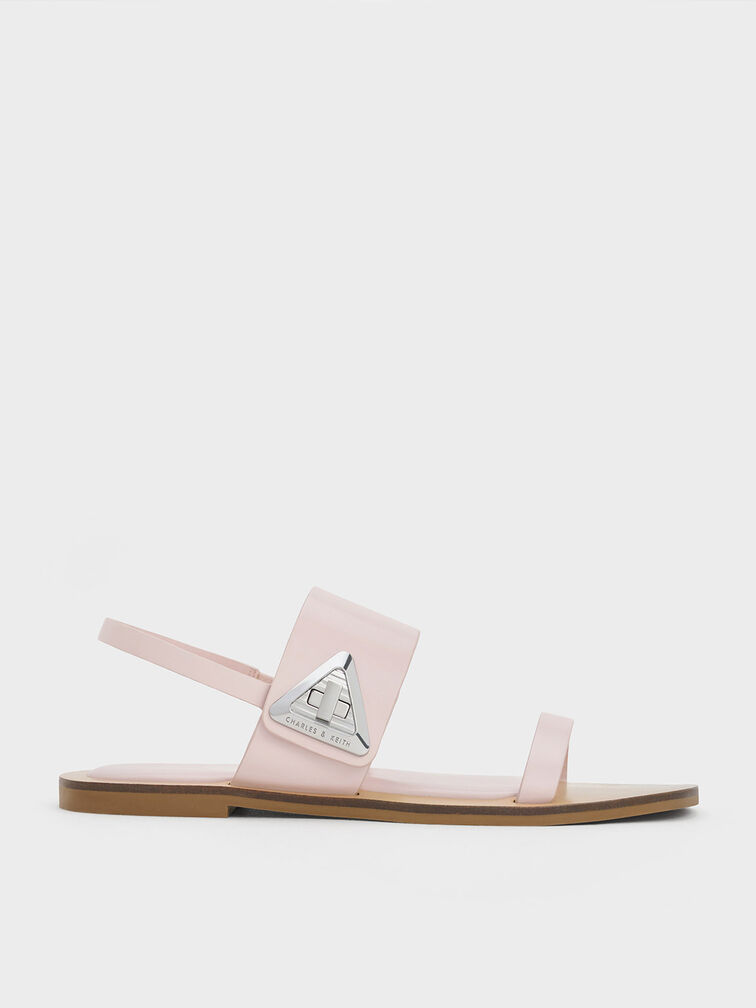 Trice Double Strap Sandals, Nude, hi-res