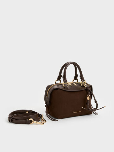 Tas Bowling Braided-Charm Haylen, Espresso Brown, hi-res