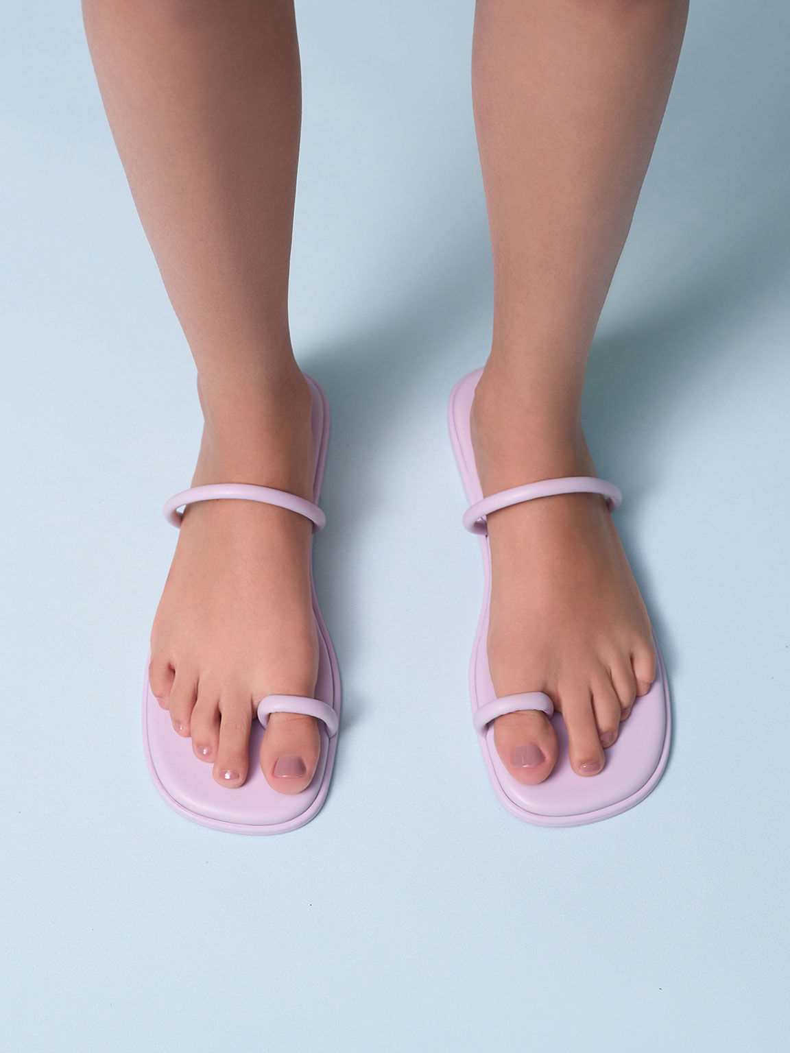 Sandal Tubular Toe-Ring, Lilac, hi-res
