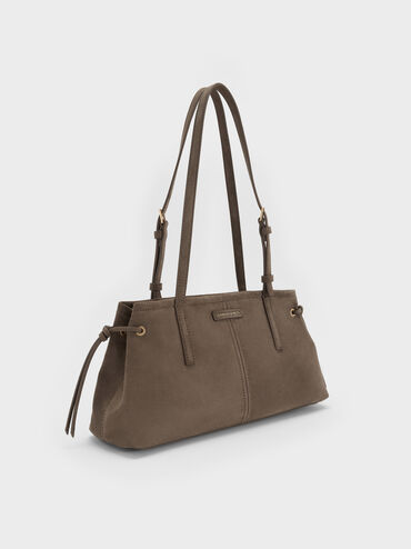 Tas Bahu Elongated-Handle Noane, Stone Grey, hi-res