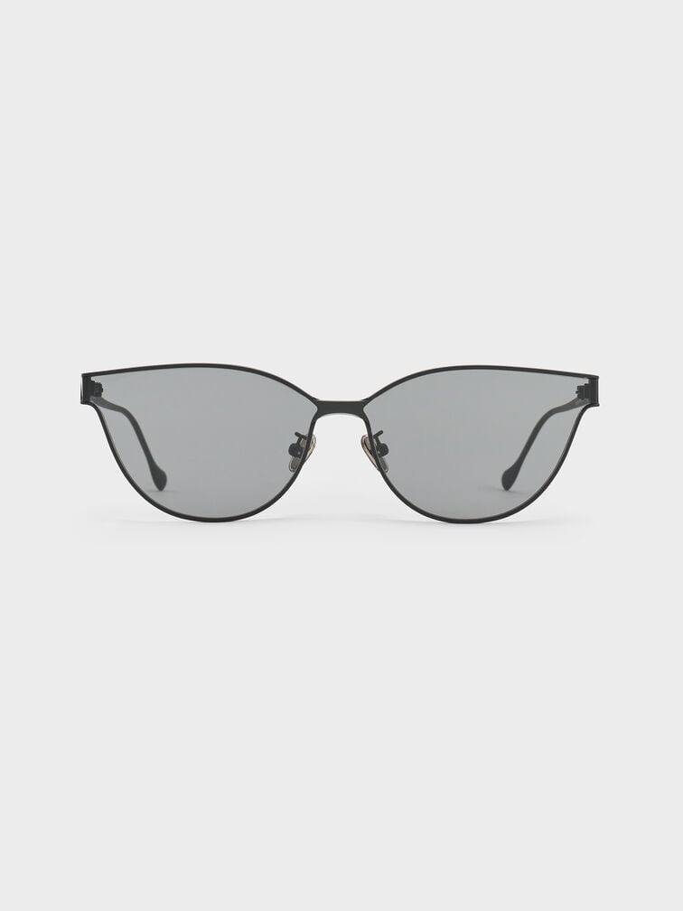 Ginny Cat-Eye Sunglasses, Noir, hi-res