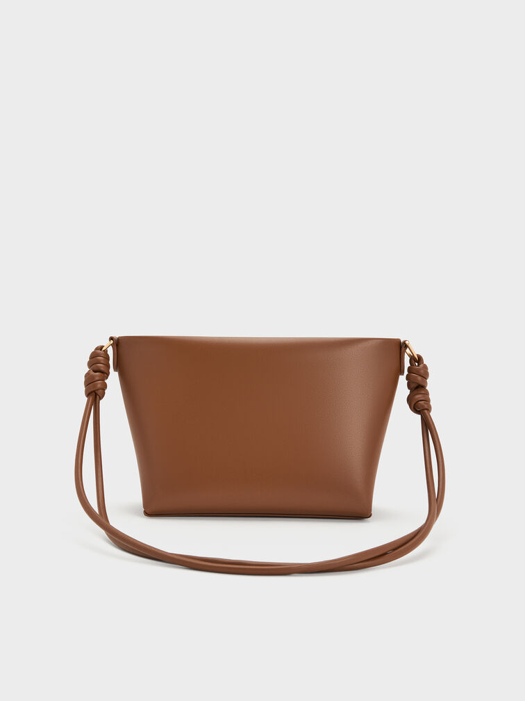 Tas Selempang Geometric Midori, Chocolate, hi-res