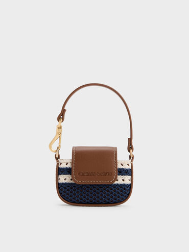 Pouch Micro Knitted Striped Ida, Multi, hi-res