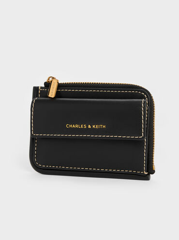 Card Holder Front-Pocket Lyla, Black, hi-res