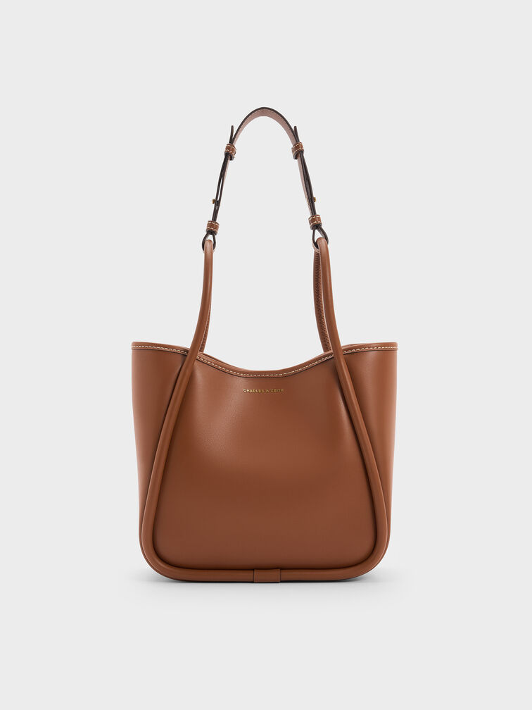 Tote Bag Tubular Lyla Mini, Chocolate, hi-res