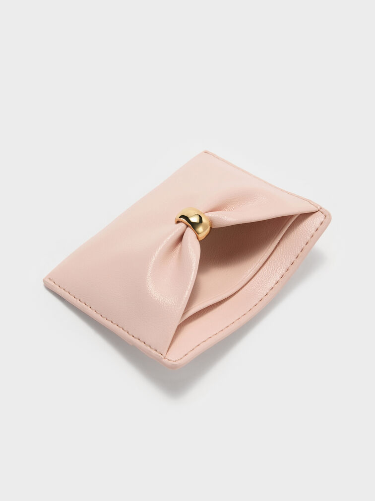 Card Holder Halsey Ruched, Soft Pink, hi-res