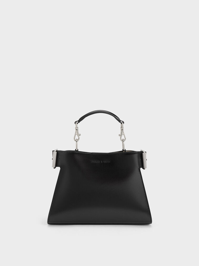 Lexie Side-Buckle Belt Bag, Noir, hi-res