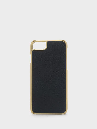 Textured Iphone Cover, Black, hi-res